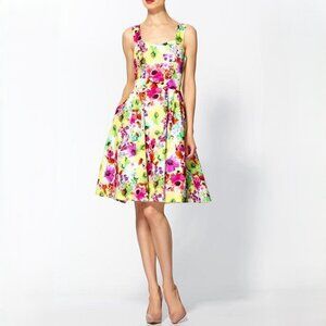 Rhyme and Echo Los Angeles Women's Secret Garden Floral Dress in size Medium